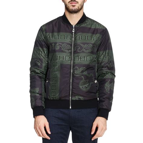 versace collection winter jacket|versace jacket price.